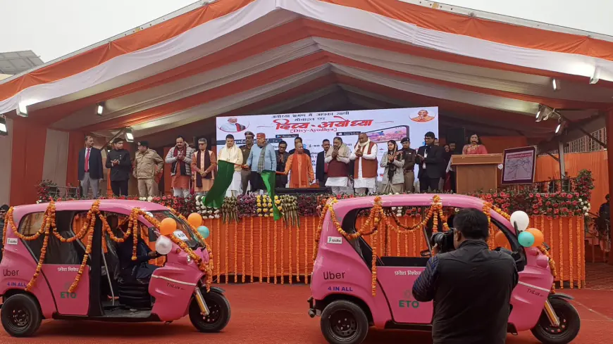 Uber Introduces Electric Auto Rickshaws In Ayodhya For Ram Mandir Inauguration Transportation Convenience