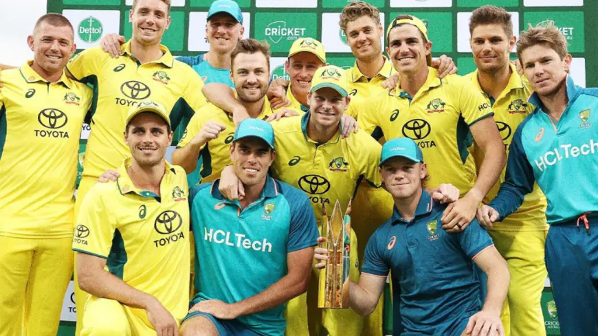 Australia Clinches ODI Series 3-0, Secures Victory with 8-Wicket Win Over West Indies